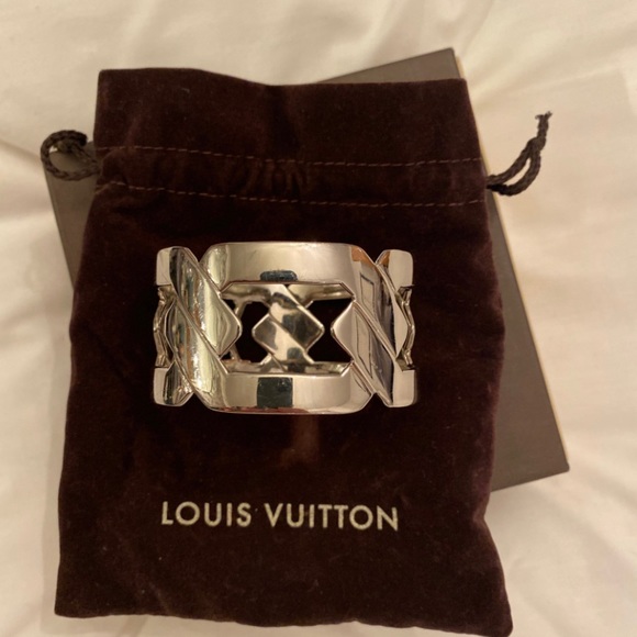 Authentic Louis Vuitton silver bangle - Picture 2 of 5